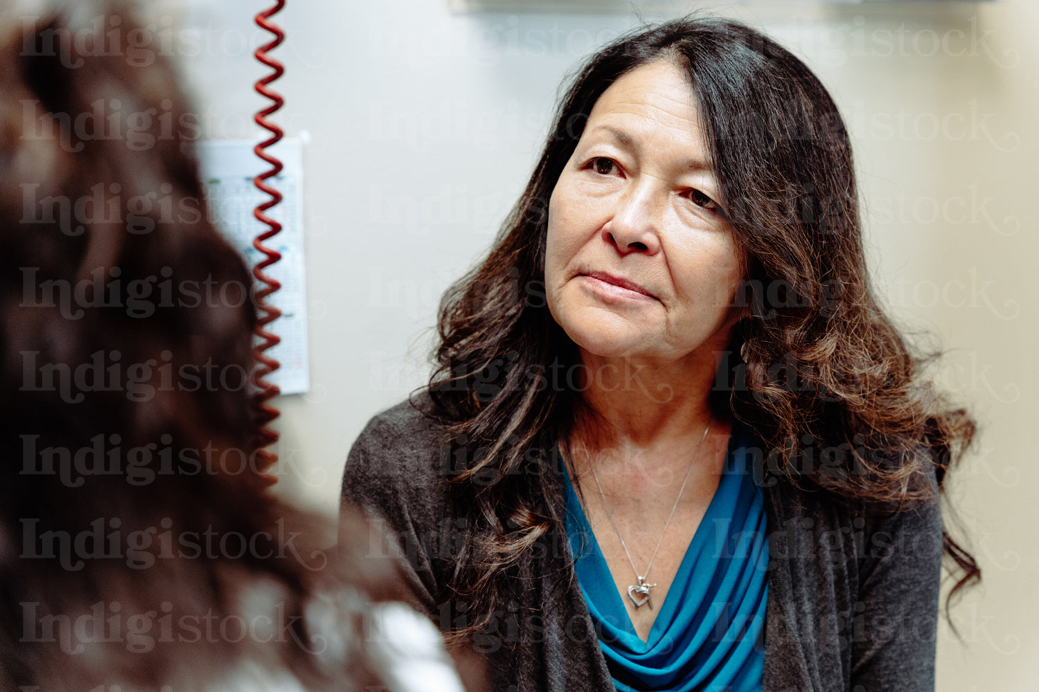 Indigenous woman visiting the doctor