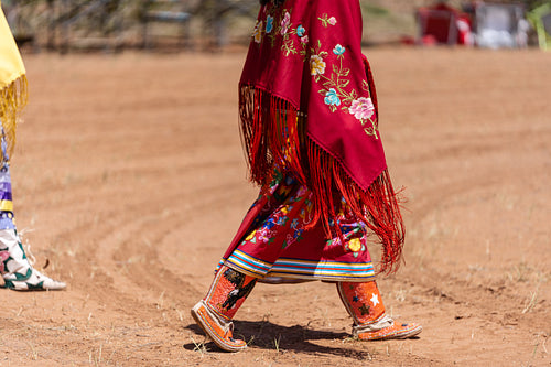 Indigenous Peoples wearing traditional Regalia