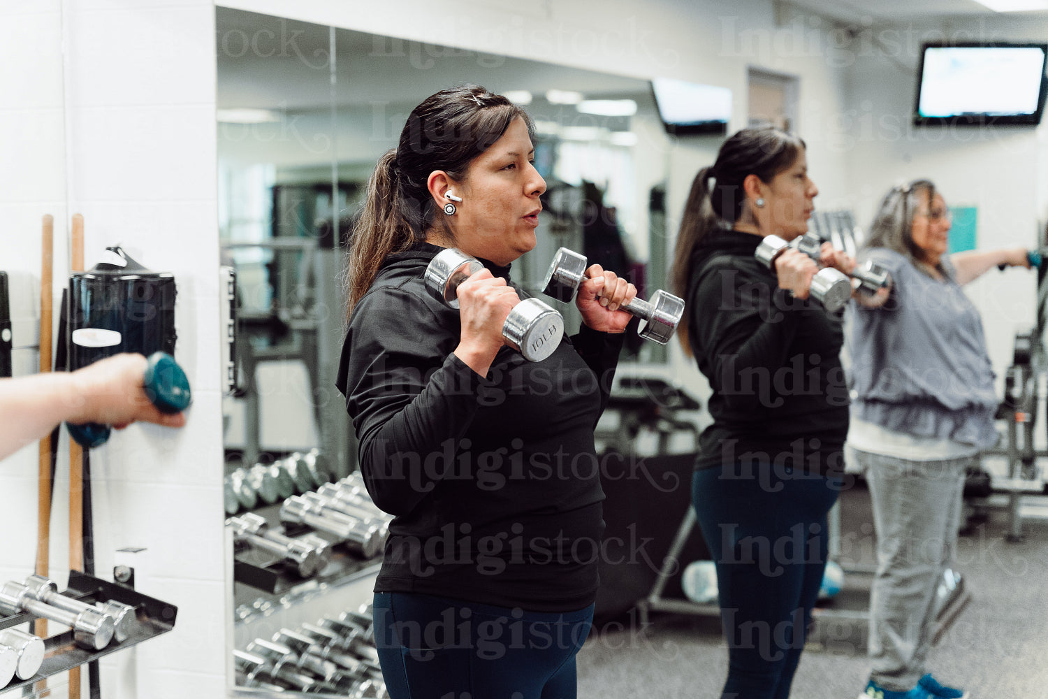 Indigenous Peoples working out