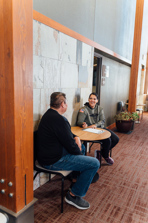 Indigenous natives discussing health care