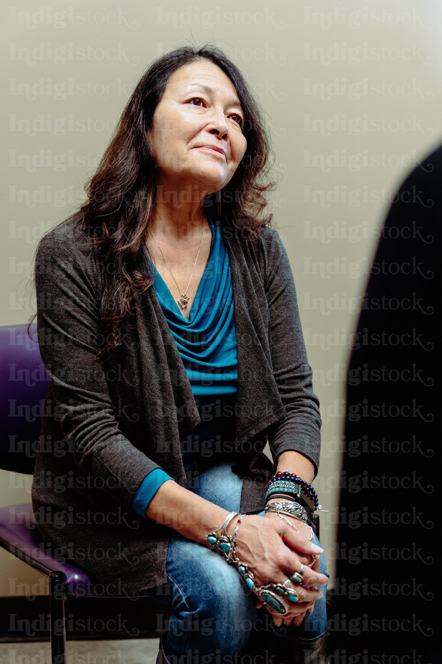 Indigenous woman visiting the doctor