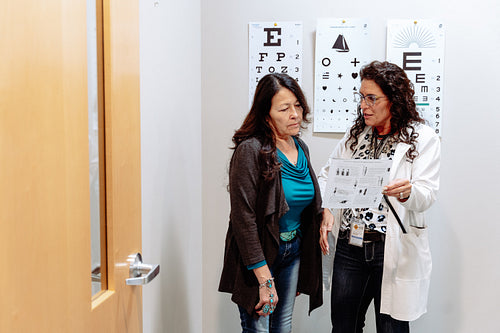 Indigenous woman visiting the doctor