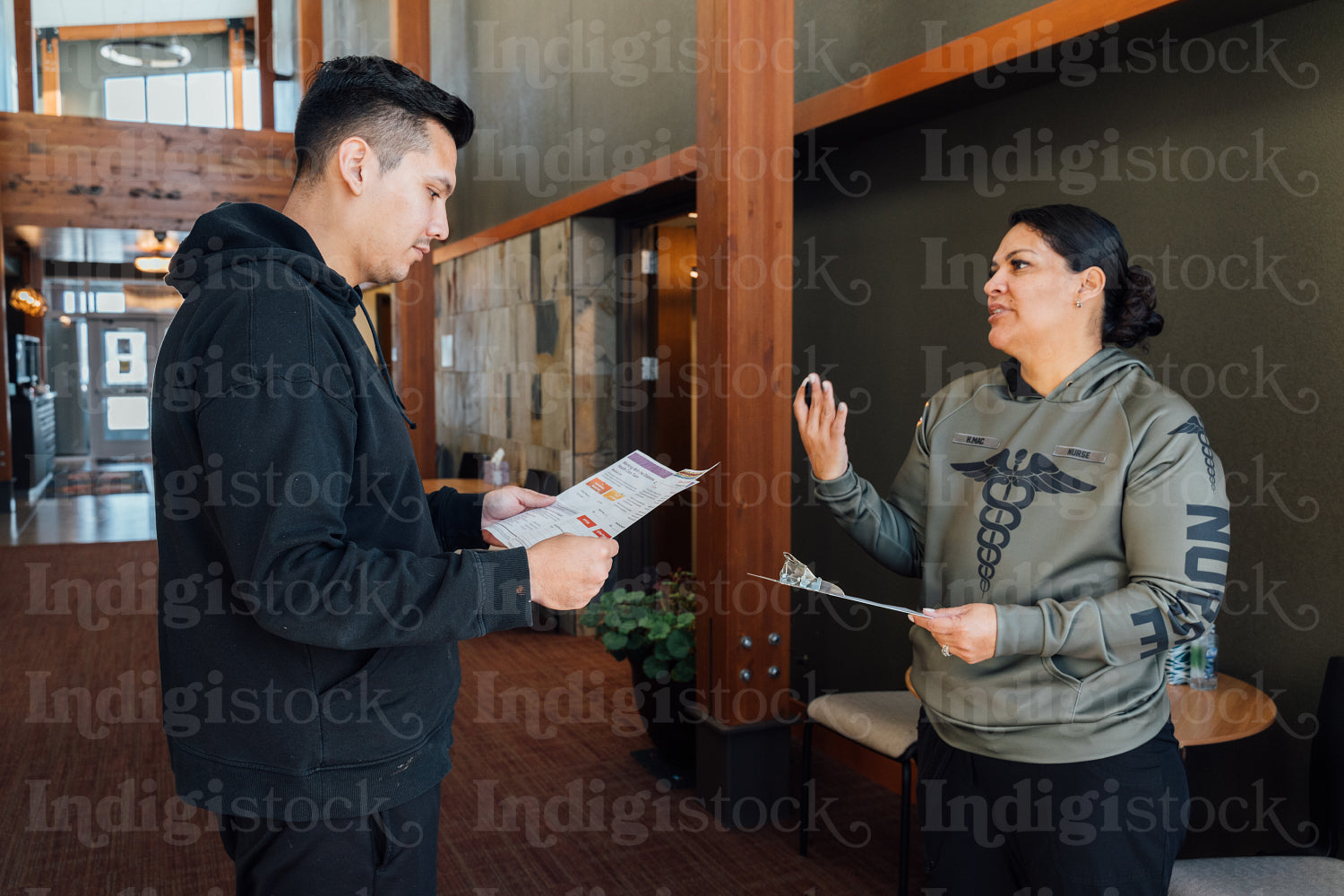 Indigenous natives discussing health care