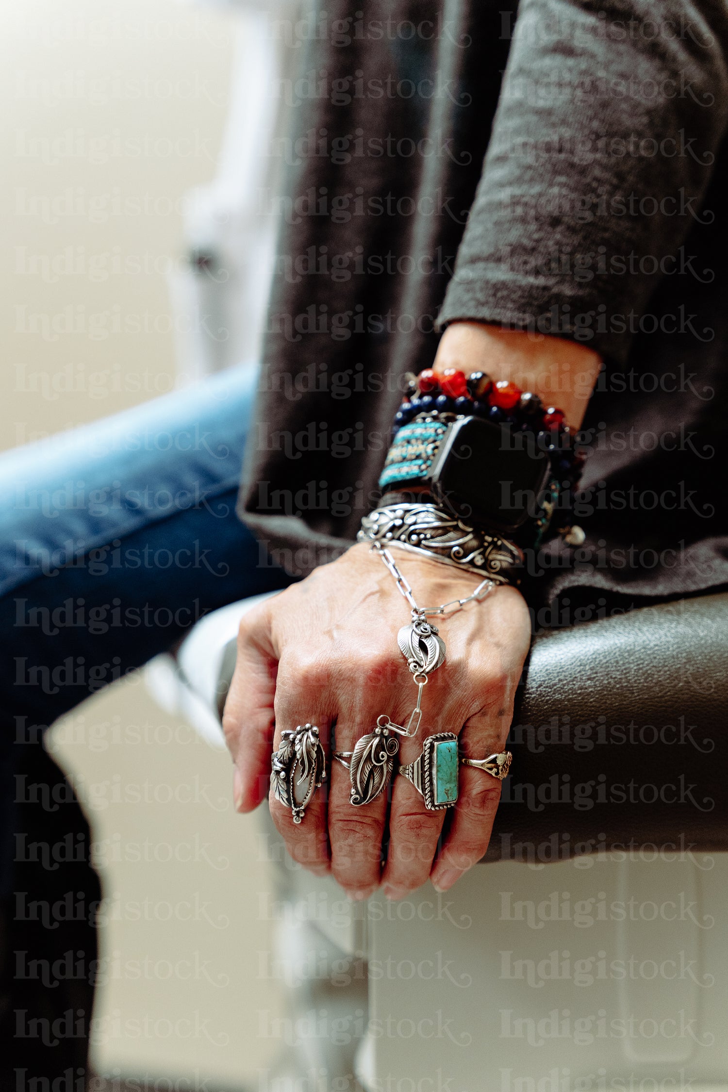 Indigenous woman visiting the doctor