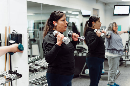 Indigenous Peoples working out