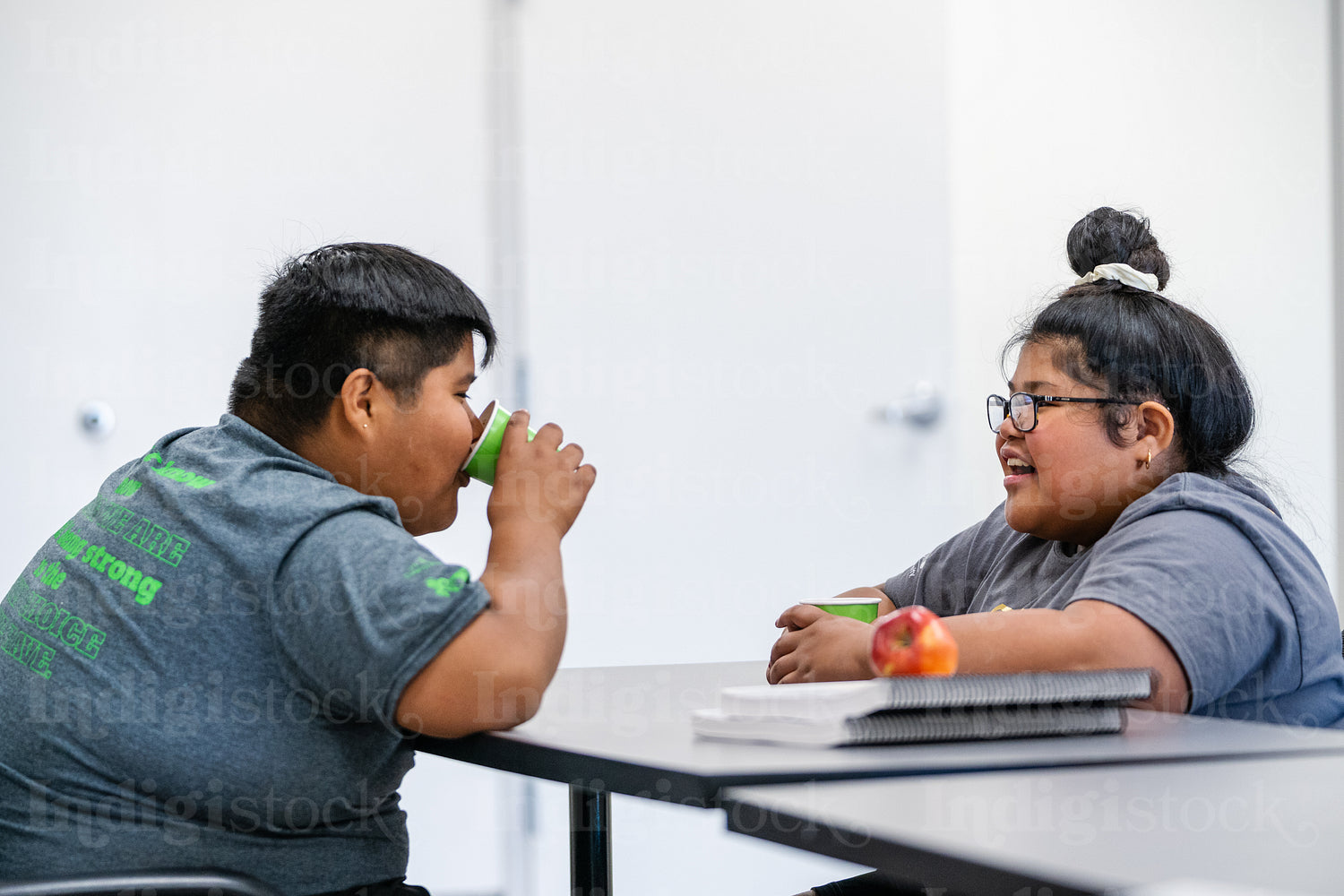 Native youths learning about health and wellness