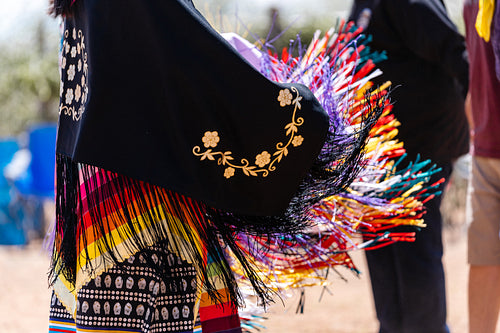 Indigenous Peoples wearing traditional Regalia