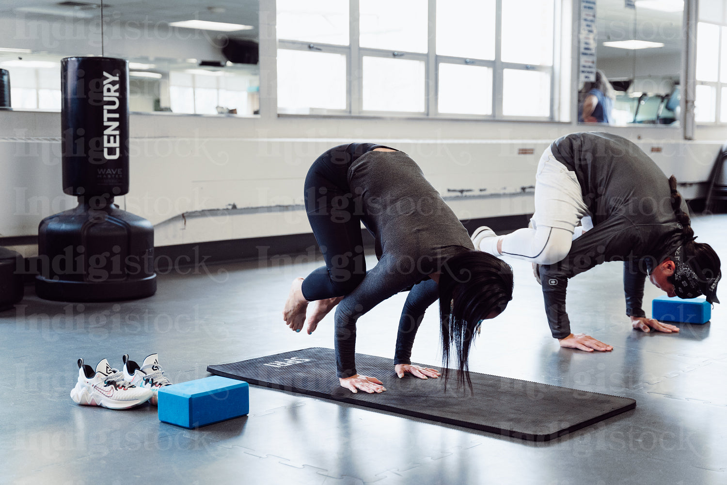 Indigenous Peoples working out