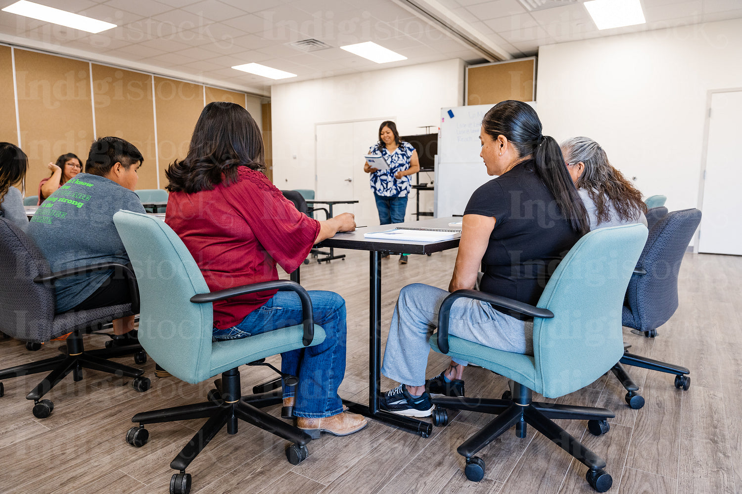 Native Peoples learning about health and wellness 