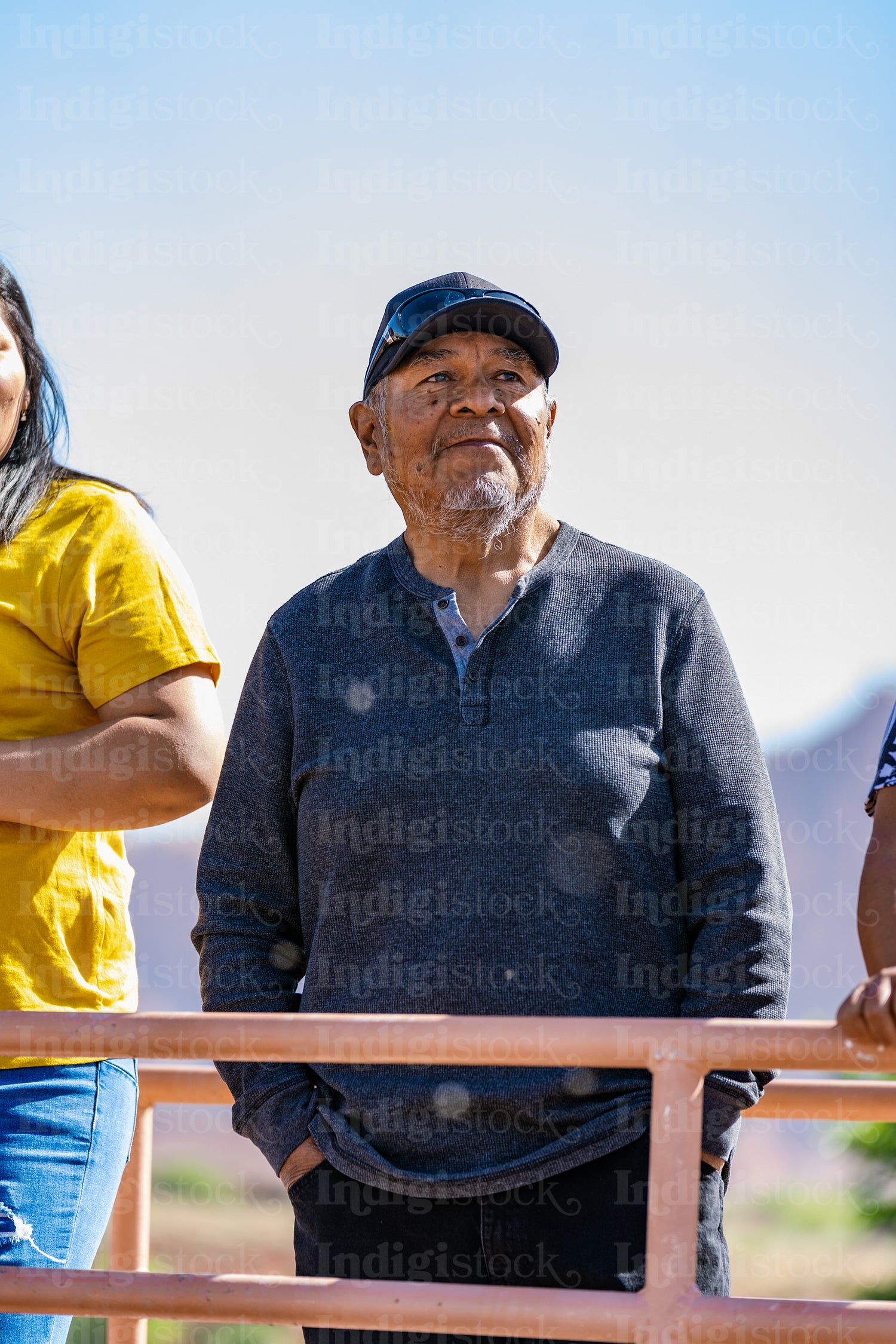 A Native family on a nature walk